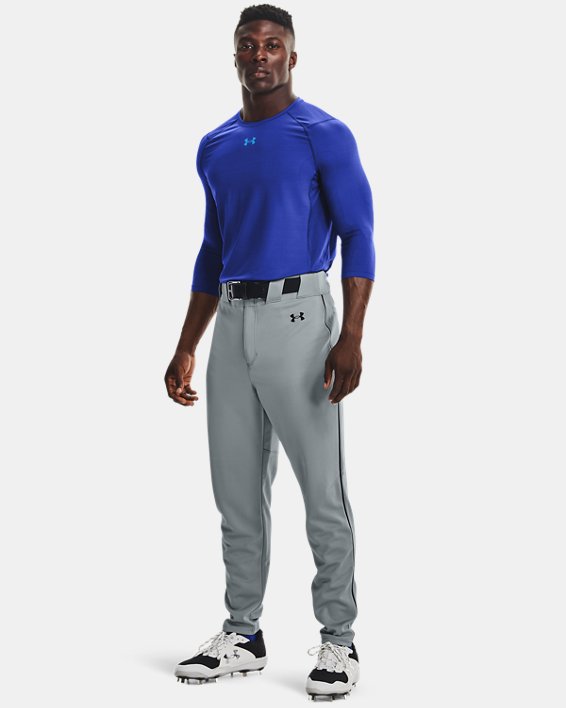 Men's UA Vanish Piped Baseball Pants, Gray, pdpMainDesktop image number 2